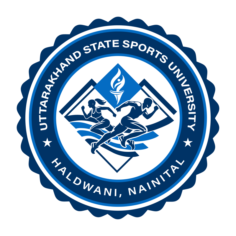 Uttarakhand State Sports University crest